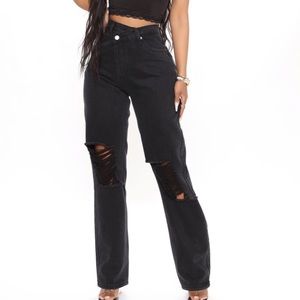 High waist jeans